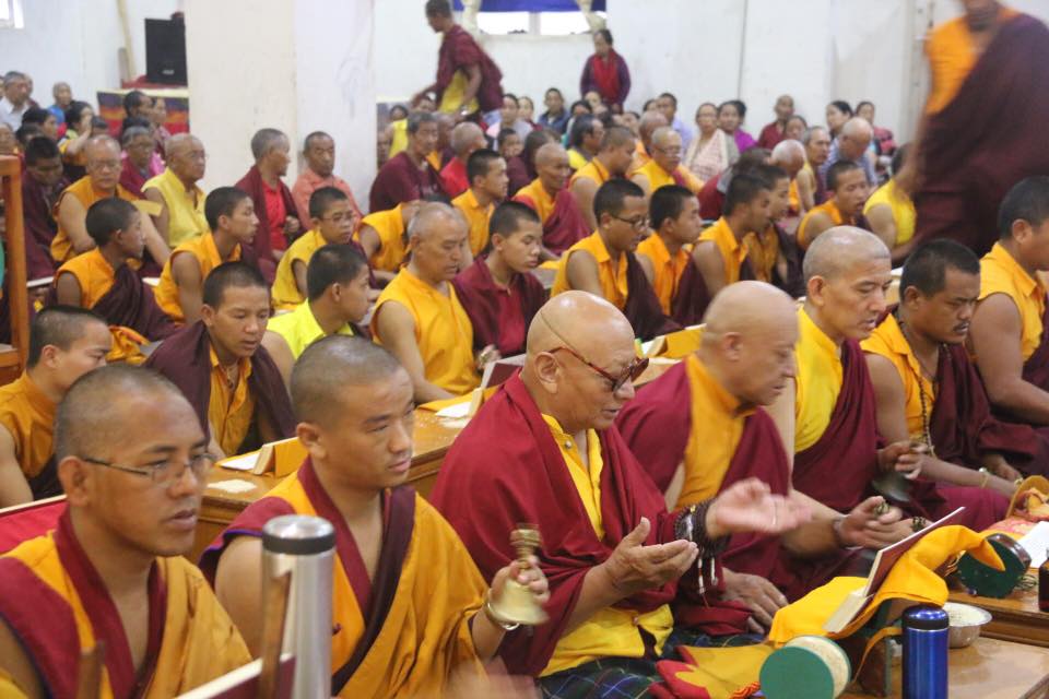 尼泊爾法會僧眾